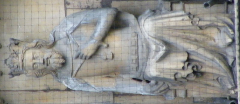 Lincoln Cathedral - St Mary gallery of kings carved 1350-80